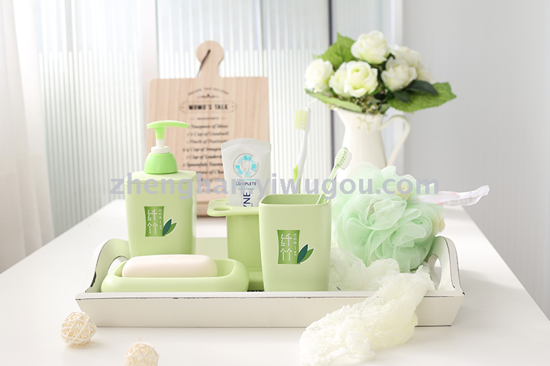 Bamboo Fiber Series Toothbrush rack bathroom set lotion bottle soap Box Bamboo Fiber Series Toothbrush rack bathroom set lotion bottle soap Box