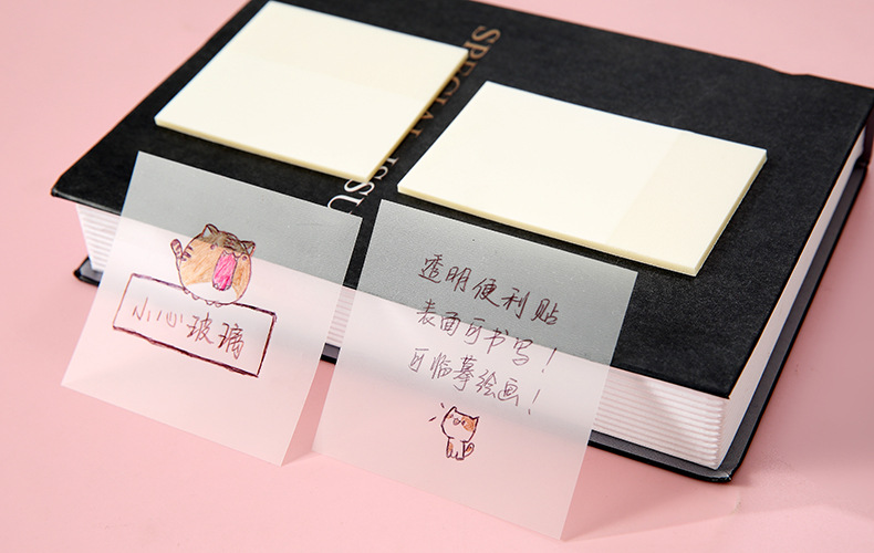 Transparent Student Notes Sticky Note Tearable Simple Note Paper Ins Post-It Notes Note Sticker Notepaper Wholesale Transparent Student Notes Sticky Note Tearable Simple Note Paper Ins Post-It Notes Note Sticker Notepaper Wholesale