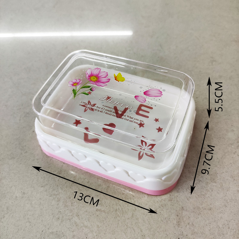 Soap Box Punch-Free Wall-Mounted Soap Dish Soap Box with Lid Waterproof Double Layer Drain Soap Box Soap Dish Soap Box Soap Box Punch-Free Wall-Mounted Soap Dish Soap Box with Lid Waterproof Double Layer Drain Soap Box Soap Dish Soap Box