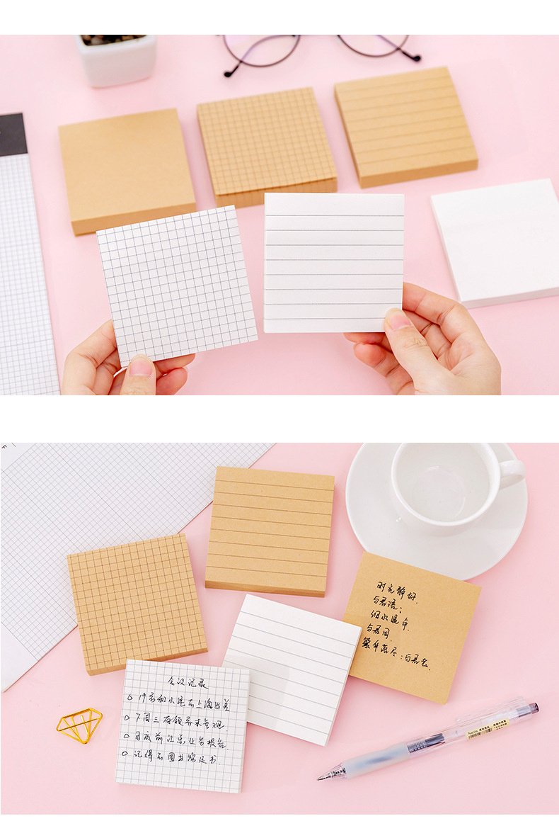 Zhishun Creative Sticky Note Blank Horizontal Line Notepad Student Message Memo Can Be Pasted Note Paper Note Sticker Zhishun Creative Sticky Note Blank Horizontal Line Notepad Student Message Memo Can Be Pasted Note Paper Note Sticker