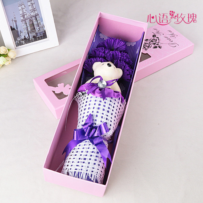 Women's Day gifts creative carnation flower soap box Corporate Events gift Women's Day gifts creative carnation flower soap box Corporate Events gift