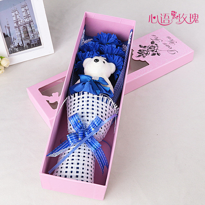 Women's Day gifts creative carnation flower soap box Corporate Events gift Women's Day gifts creative carnation flower soap box Corporate Events gift