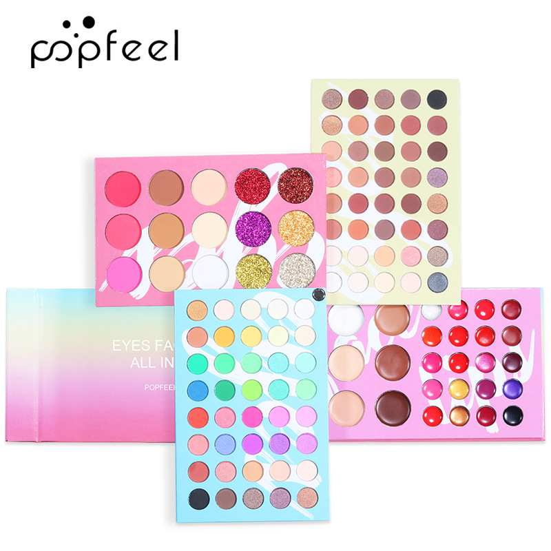 Popfeel 121 Color Makeup Palette Four-Layer Stereo Comprehensive Makeup Palette