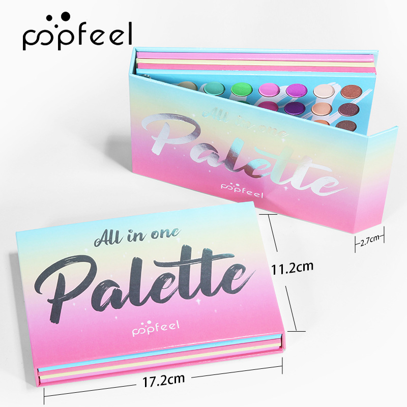 Popfeel 121 Color Makeup Palette Four-Layer Stereo Comprehensive Makeup Palette