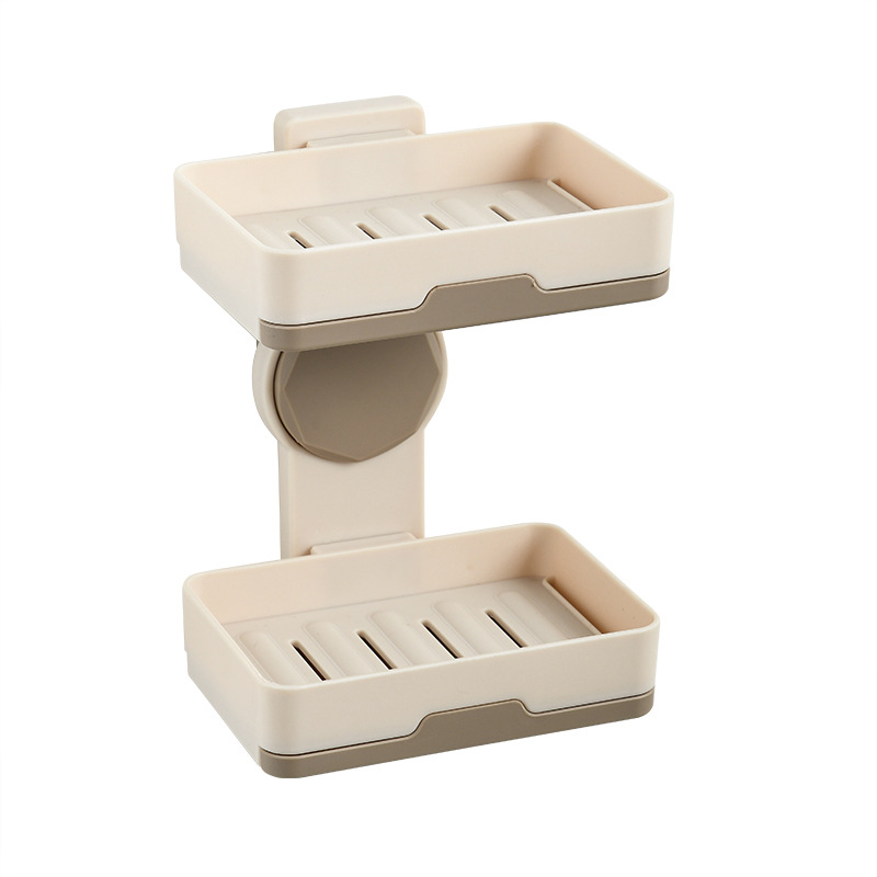 Spot Supply sucker SOAP Box Wall Hanging Type Asphalt box Toilet Wall without punching wholesale