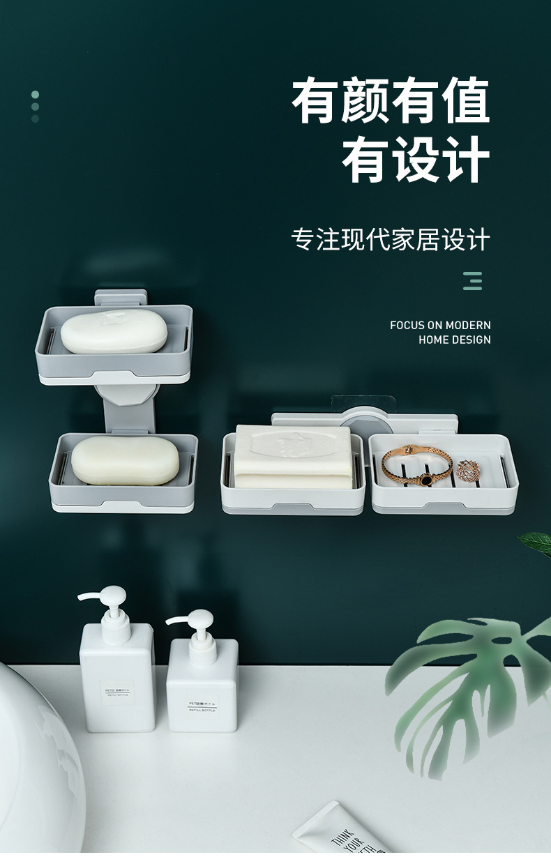 Spot Supply sucker SOAP Box Wall Hanging Type Asphalt box Toilet Wall without punching wholesale Spot Supply sucker SOAP Box Wall Hanging Type Asphalt box Toilet Wall without punching wholesale