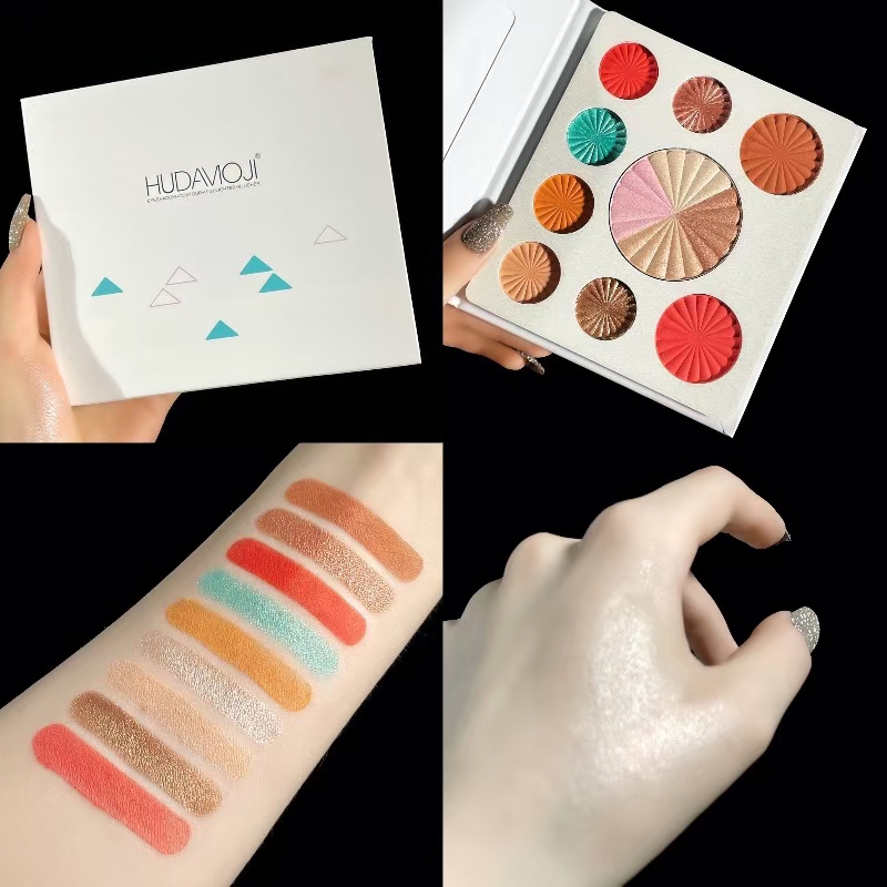 Eyeshadow Highlighting Powder Shiny Waterproof High Shimmer Eyeshadow Palette HUDA BABY