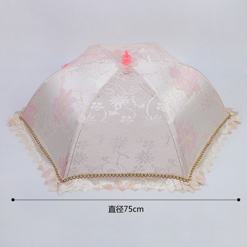 Round small transparent mesh restaurant household special dish cover son simple food cover custom