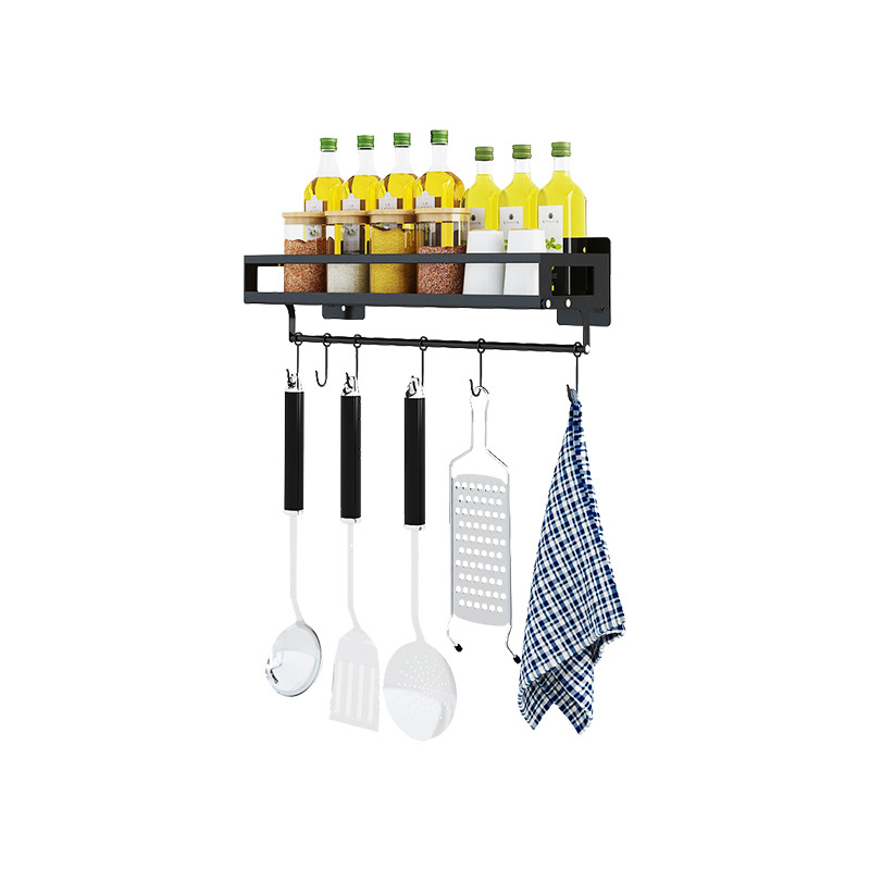 Punch-Free Kitchen Seasoning Rack Bowl Dish Draining Rack Supplies Seasoning Rack Seasoning Storage Rack Pot Cover Rack