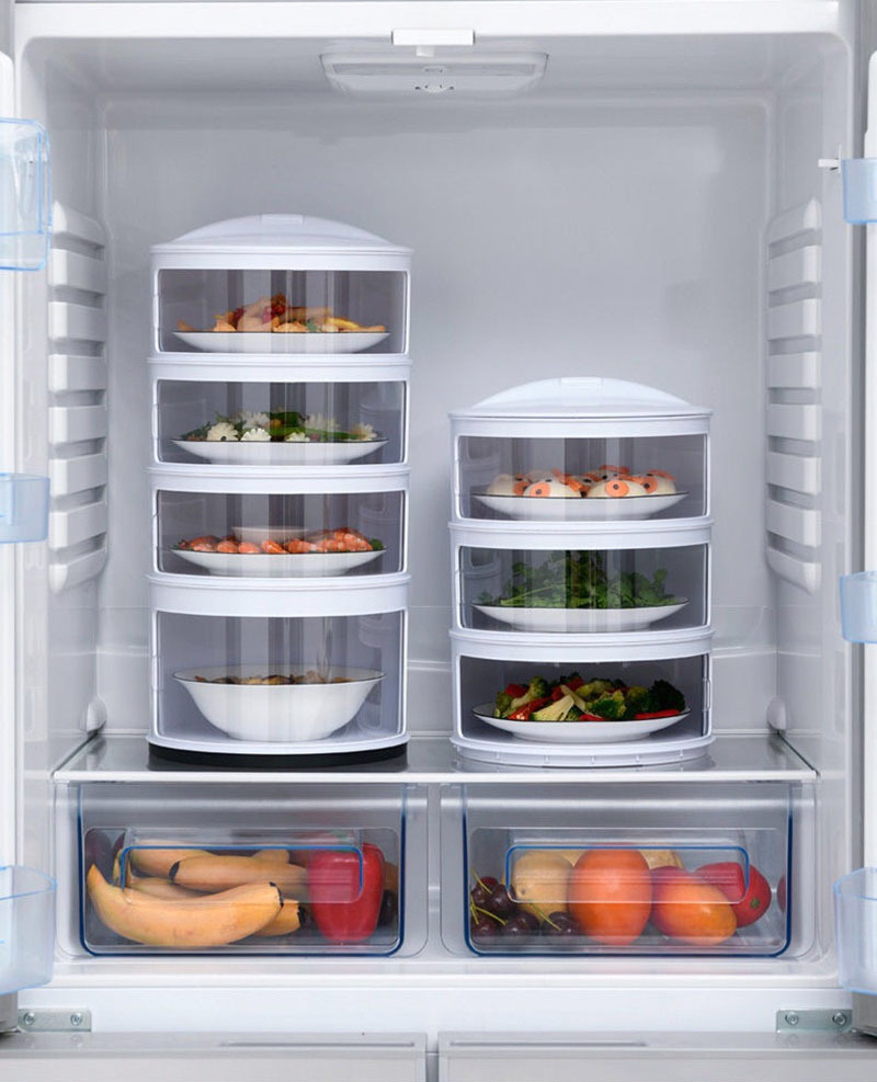 Table Leftovers Storage Box Household Dish Cover Artifact Multi-Layer Foldable Anti Fly Thermal Preservation Dustproof Vegetable Cover