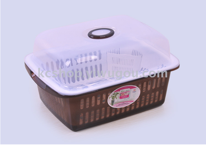 Plastic bowl dish rack with cover drop kitchen cleaning basin Plastic bowl dish rack with cover drop kitchen cleaning basin