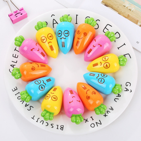 Three zero pencil Sharpener Student Cartoon lovely Radish Pencil Sharpener Pencil Sharpener Children gift