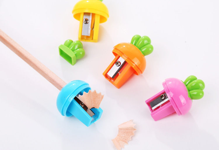Three zero pencil Sharpener Student Cartoon lovely Radish Pencil Sharpener Pencil Sharpener Children gift