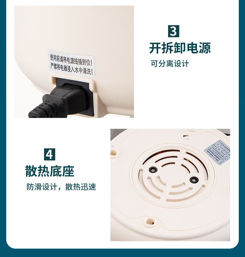 Insulated Vegetable Cover Heating Large Winter Thickened Food Plug Electric Chafing Dish Large Capacity Stainless Steel round Food Cover
