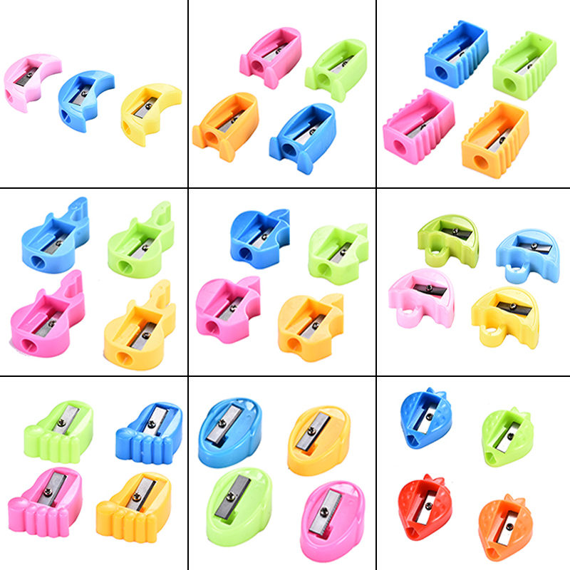 Student pencil sharpener Creative simple cartoon series pencil sharpener children manual stationery Student pencil sharpener Creative simple cartoon series pencil sharpener children manual stationery