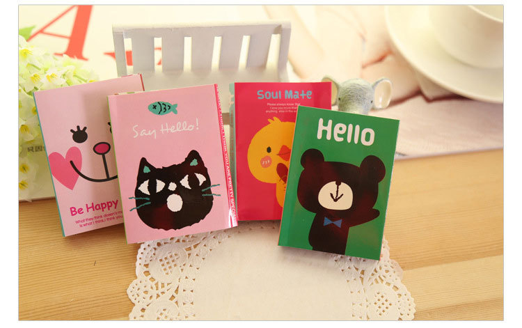 Korean Creative Small Animal Tear-off Sticky Note Note Paper 4 off Note Sticker Office Learning Stationery Korean Creative Small Animal Tear-off Sticky Note Note Paper 4 off Note Sticker Office Learning Stationery