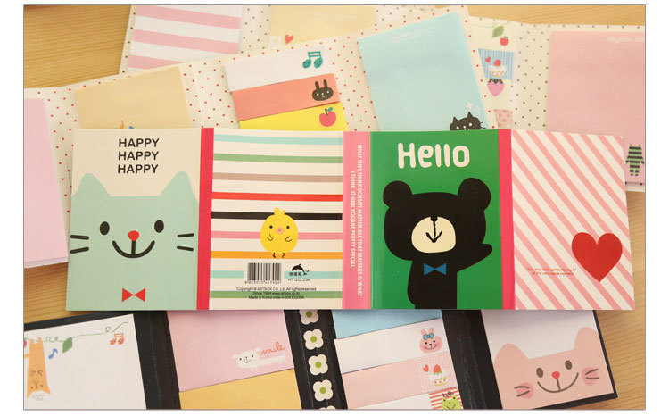 Korean Creative Small Animal Tear-off Sticky Note Note Paper 4 off Note Sticker Office Learning Stationery Korean Creative Small Animal Tear-off Sticky Note Note Paper 4 off Note Sticker Office Learning Stationery