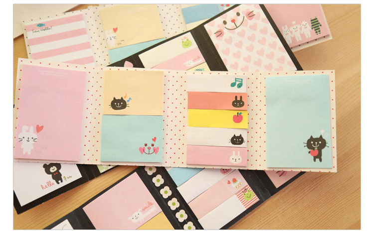 Korean Creative Small Animal Tear-off Sticky Note Note Paper 4 off Note Sticker Office Learning Stationery Korean Creative Small Animal Tear-off Sticky Note Note Paper 4 off Note Sticker Office Learning Stationery