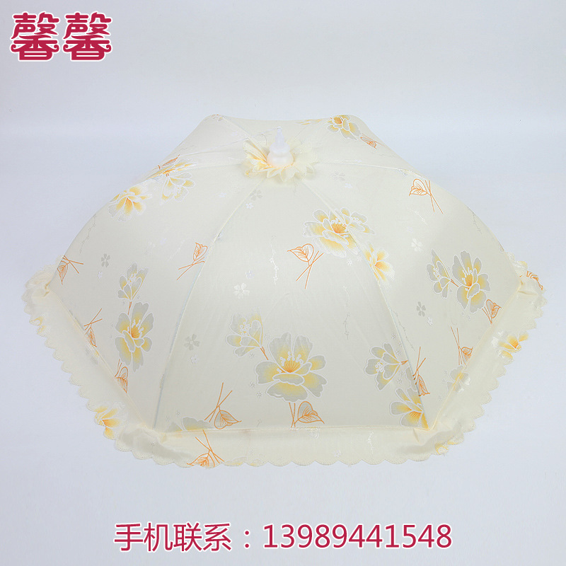 Round small transparent mesh restaurant household special dish cover son simple food cover custom yiwu manufacturers