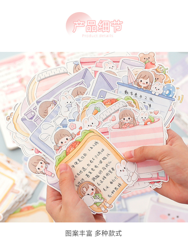 Tirado Abu Shaped Note 2 Cute Girl Writing Background Hand Ledger Sticker Plan Hand Account Note Wholesale Tirado Abu Shaped Note 2 Cute Girl Writing Background Hand Ledger Sticker Plan Hand Account Note Wholesale