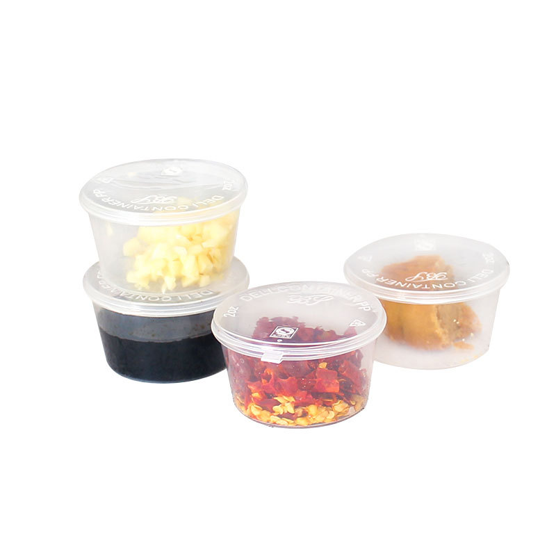 Disposable Vinegar Packaging Small Cassette Takeaway Sauce Container Cassette Clear with Cover Side Dish Pickles Seasoning Sauce Seasoning to-Go Box