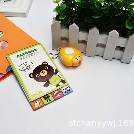 Crazy color 1023 cartoon post-it note plan memo pad this post-it note book sticker student message memo pad