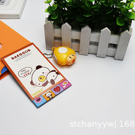 Crazy color 1023 cartoon post-it note plan memo pad this post-it note book sticker student message memo pad