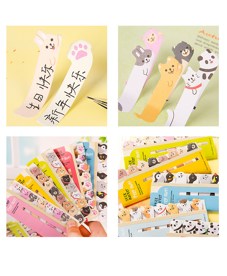 Cute Japan and South Korea Stationery Regimented Rows Animal Bookmarks Post-It Notes n ci tie Note Pad Notes Message Sticker Cute Japan and South Korea Stationery Regimented Rows Animal Bookmarks Post-It Notes n ci tie Note Pad Notes Message Sticker