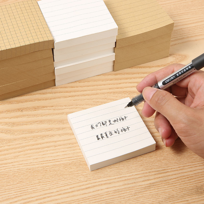 10 Pack Sticky Notes Note Paper Sticky Student Note Small Fresh Tearable Message Note Sticker