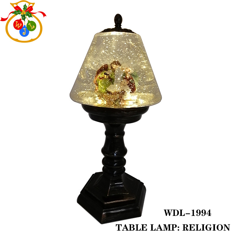WDL-1994 Christmas USB + Music Table Lamp Mobile Night Light Interior Decoration