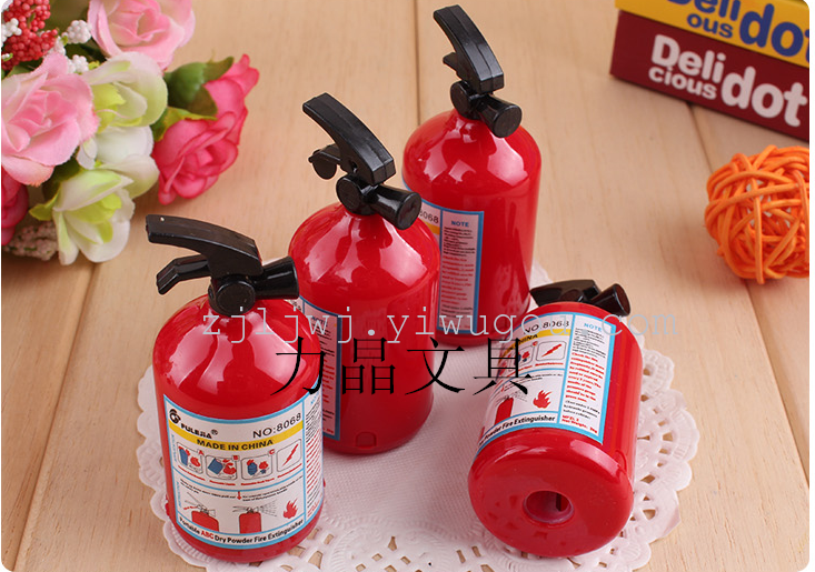 Korea stationery creative fire extinguisher shape pen pencil Pencil Sharpener the Sharpener pencil sharpener 