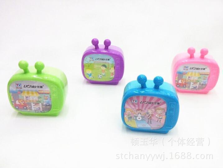 Creative cute Student Award Cartoon Clock double hole pencil Sharpener Pencil Sharpener cute sharpener