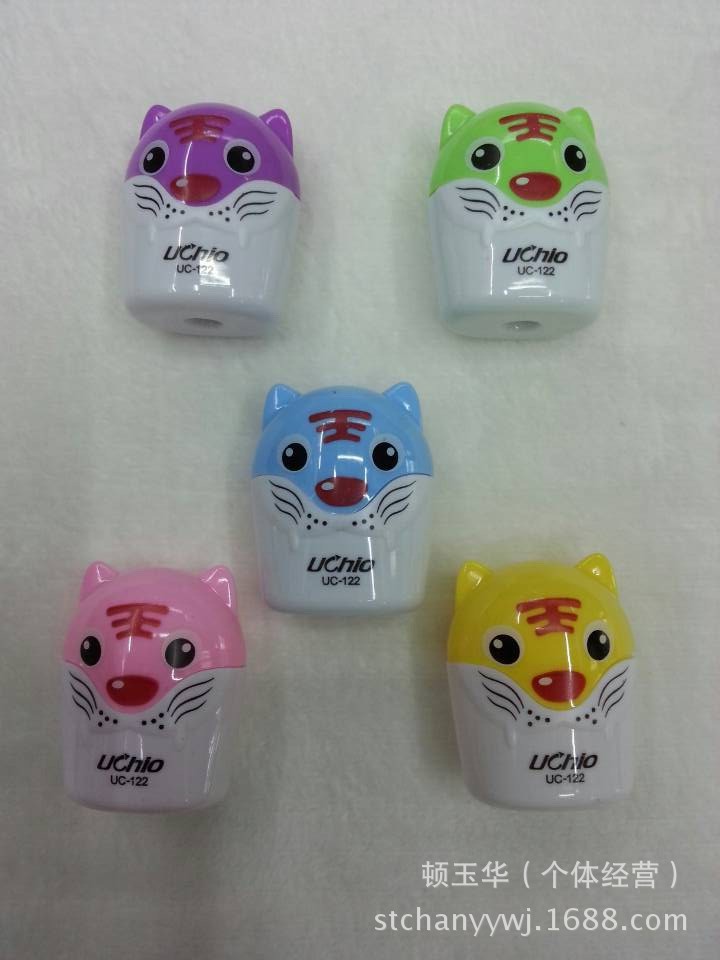 Creative cute Student Award Cartoon Clock double hole pencil Sharpener Pencil Sharpener cute sharpener