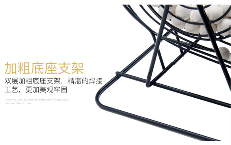 Bingo Lottery Machine Rotary Table Game Machine Manual Lottery Machine Lottery Party Entertainment Increasing Atmosphere