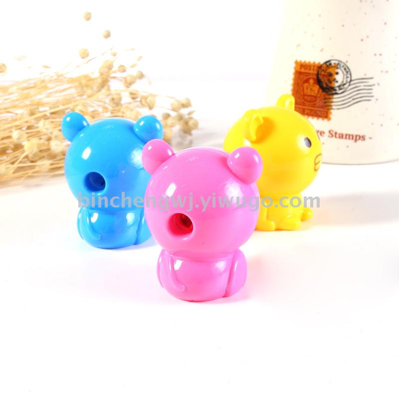 Bear Pencil Sharpener single hole sharpener student pencil sharpener stationery wholesale Bear Pencil Sharpener single hole sharpener student pencil sharpener stationery wholesale