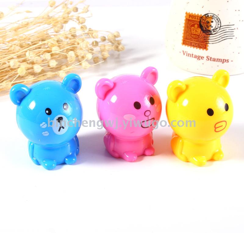 Bear Pencil Sharpener single hole sharpener student pencil sharpener stationery wholesale Bear Pencil Sharpener single hole sharpener student pencil sharpener stationery wholesale
