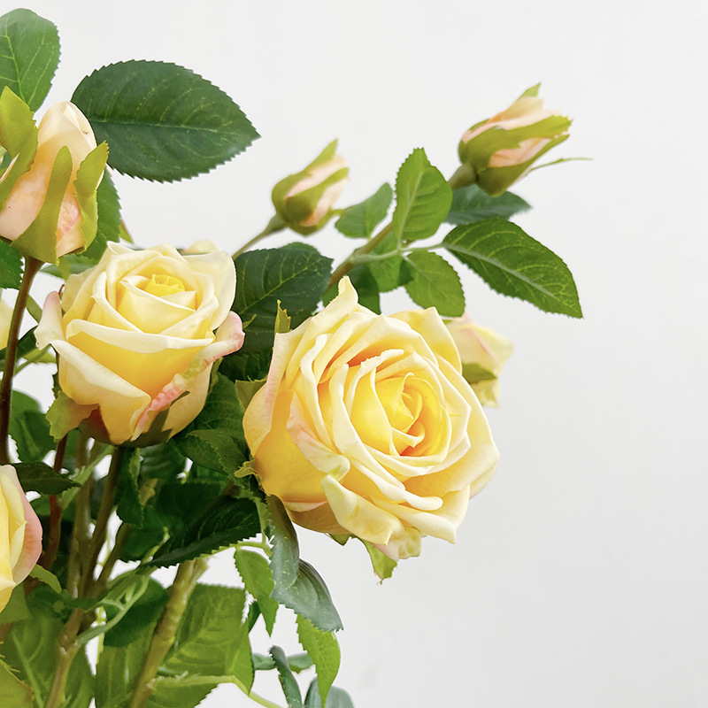 Moist Feeling Rose Living Room Table Decoration Long Branch Fake Flower Wedding Photography Flower Wall Layout Matching Moist Feeling Rose Living Room Table Decoration Long Branch Fake Flower Wedding Photography Flower Wall Layout Matching