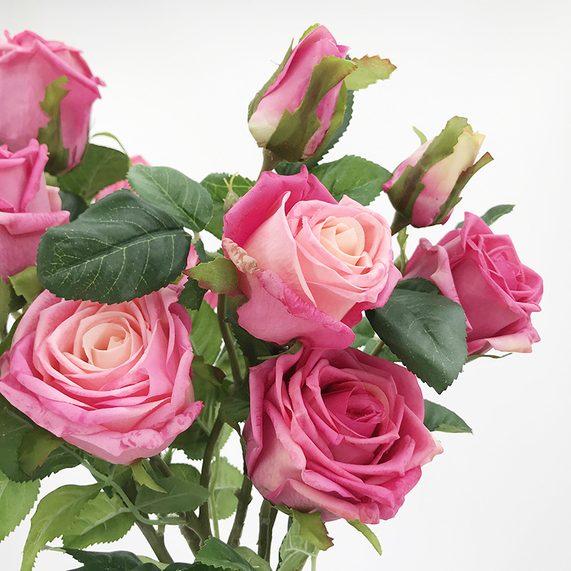 Moist Feeling Rose Living Room Table Decoration Long Branch Fake Flower Wedding Photography Flower Wall Layout Matching Moist Feeling Rose Living Room Table Decoration Long Branch Fake Flower Wedding Photography Flower Wall Layout Matching