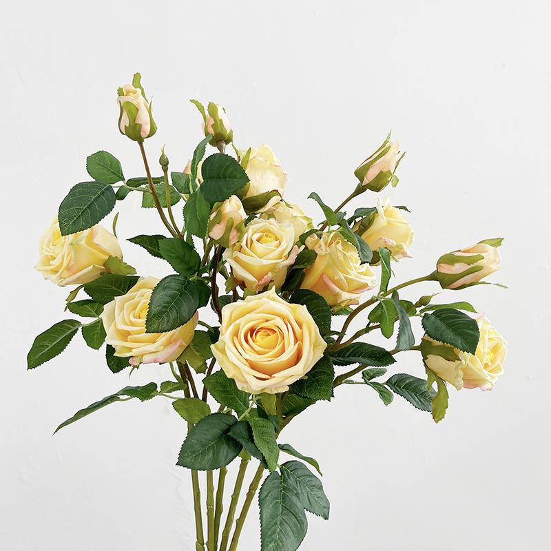 Moist Feeling Rose Living Room Table Decoration Long Branch Fake Flower Wedding Photography Flower Wall Layout Matching Moist Feeling Rose Living Room Table Decoration Long Branch Fake Flower Wedding Photography Flower Wall Layout Matching