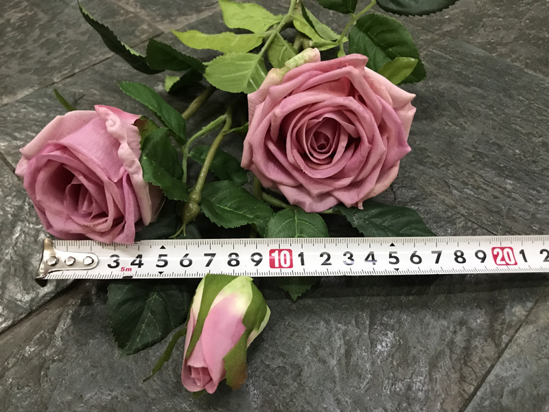Moist Feeling Rose Living Room Table Decoration Long Branch Fake Flower Wedding Photography Flower Wall Layout Matching Moist Feeling Rose Living Room Table Decoration Long Branch Fake Flower Wedding Photography Flower Wall Layout Matching