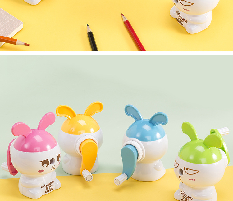 Dong Yang Stationery dy-8407 Korean Cartoon Rabbit students Automatic Pen Sharpening machine Pencil sharpener manufacturer Wholesale Dong Yang Stationery dy-8407 Korean Cartoon Rabbit students Automatic Pen Sharpening machine Pencil sharpener manufacturer Wholesale