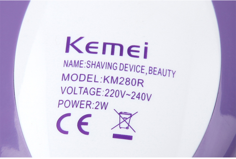Supply KEMEI Kemei US KM-280R female rechargeable shaver Supply KEMEI Kemei US KM-280R female rechargeable shaver