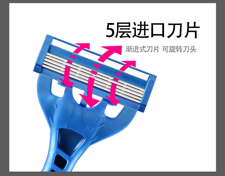 Max Factory in Stock Five-Layer Swedish Stainless Steel Disposable Shaver Men's Old-Fashioned Razor Manual Shaver Max Factory in Stock Five-Layer Swedish Stainless Steel Disposable Shaver Men's Old-Fashioned Razor Manual Shaver