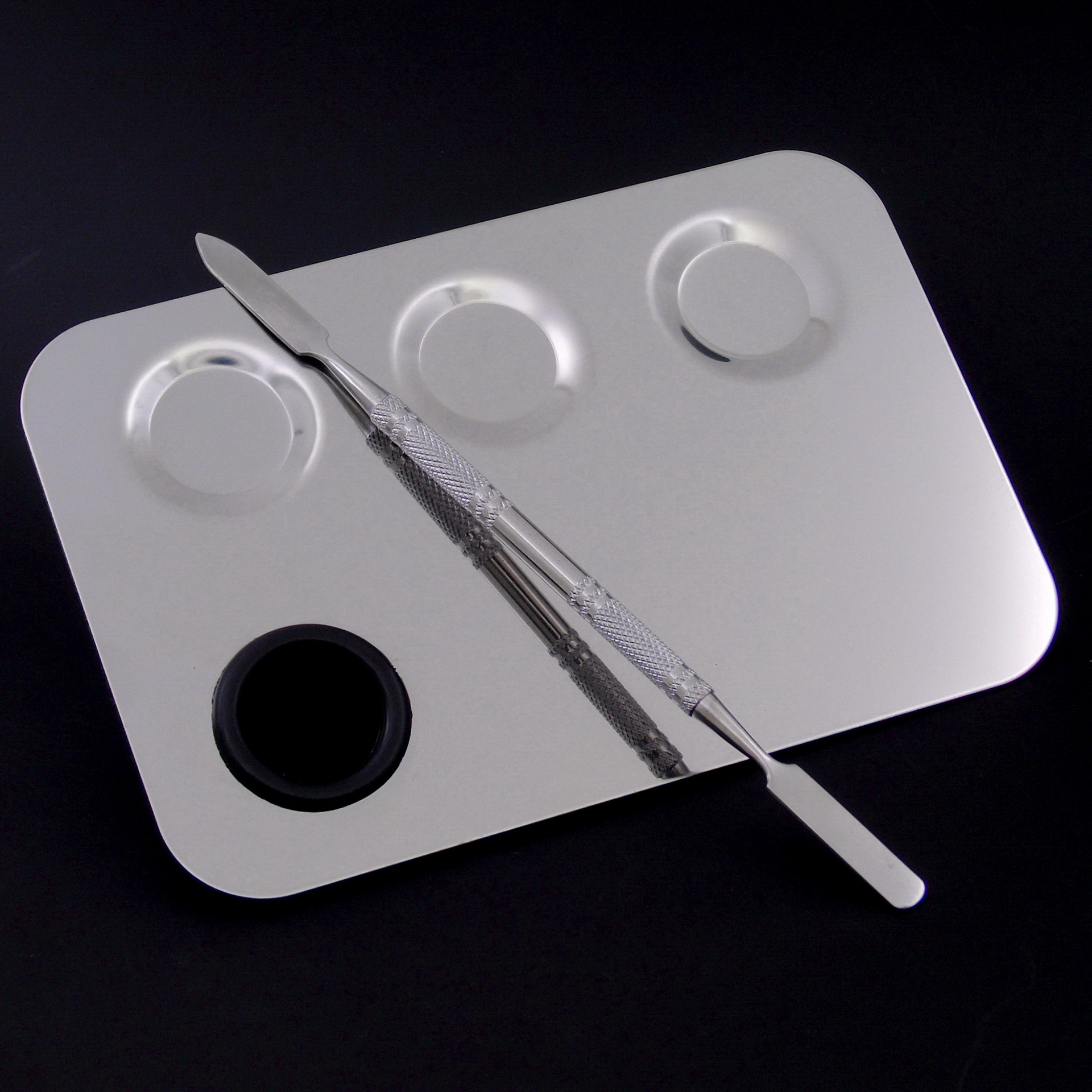 Real Spot Stainless Steel Palette Palette 12 Styles Optional Including Color Bar Palette Set Real Spot Stainless Steel Palette Palette 12 Styles Optional Including Color Bar Palette Set