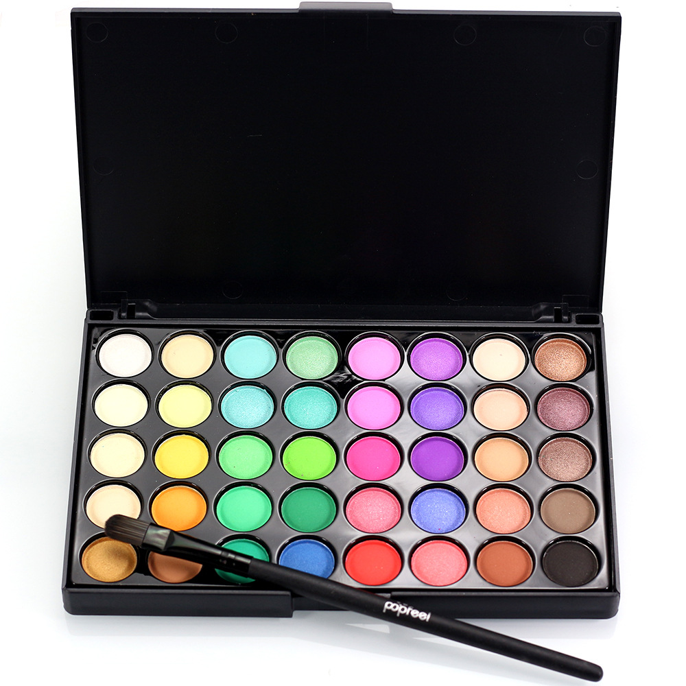 Sixplus 40 Colors Eyeshadow Palette Long Lasting Smooth Pigmented Eye Shadow Tray for Women Sixplus 40 Colors Eyeshadow Palette Long Lasting Smooth Pigmented Eye Shadow Tray for Women