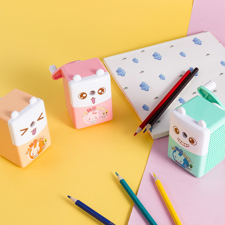Dongyang Stationery 8406 Creative Korean Puzzle Cartoon Expression Automatic Pen-sharper Wholesale Machine Pencil Sharpener