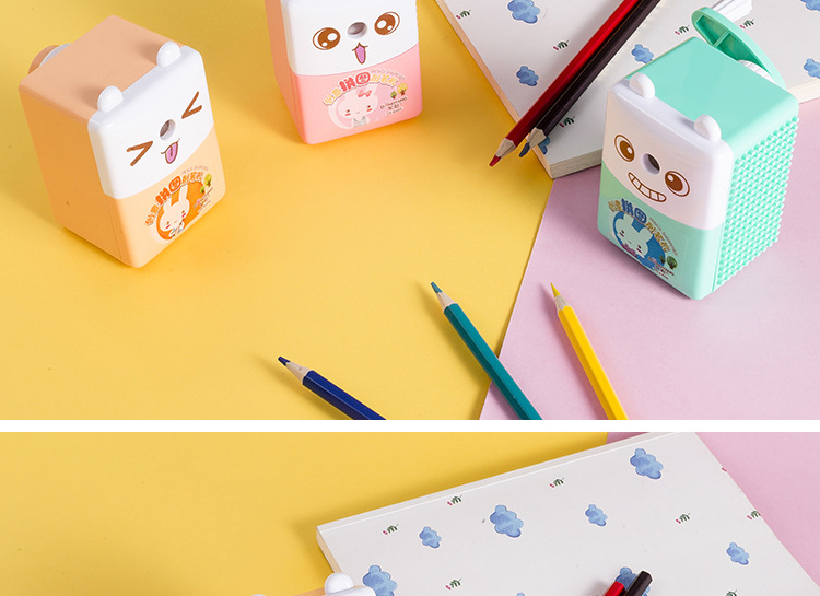 Dongyang Stationery 8406 Creative Korean Puzzle Cartoon Expression Automatic Pen-sharper Wholesale Machine Pencil Sharpener Dongyang Stationery 8406 Creative Korean Puzzle Cartoon Expression Automatic Pen-sharper Wholesale Machine Pencil Sharpener