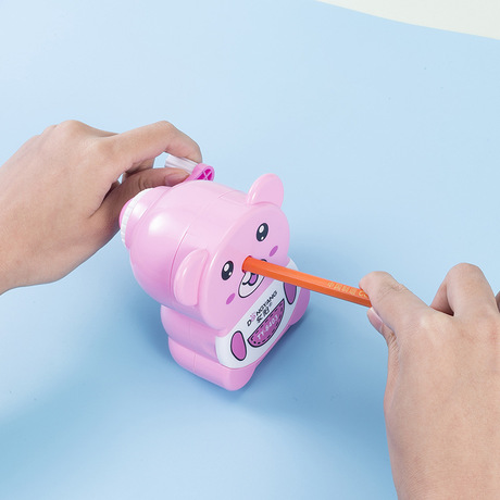 Dongyang Stationery dy-8403 Creative Cartoon Three bears Automatic advance and the Retreat pencil Sharpener Factory Direct sale