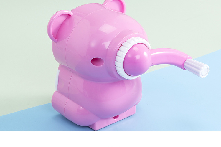 Dongyang Stationery dy-8403 Creative Cartoon Three bears Automatic advance and the Retreat pencil Sharpener Factory Direct sale Dongyang Stationery dy-8403 Creative Cartoon Three bears Automatic advance and the Retreat pencil Sharpener Factory Direct sale
