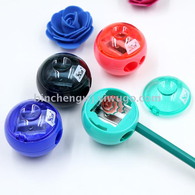 Office pencil sharpener Double hole pencil  sharpener Student sharpener stationery wholesale student stationery